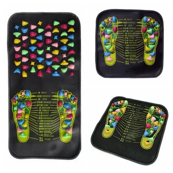 1 Kus Masážní Polštář Akupunktura Dlažební Kostky Barevné Reflexní Chůze Kamenné Náměstí Portable Pro Relaxaci Těla