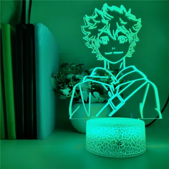 Chytrý Telefon Ovládat Noční Světlo Volejbal Haikyuu Hinata Shoyo Anime Party House Dekorace Děti Studovat Cena Akci Lampa
