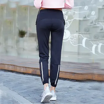 Ženy Reflexní Kalhoty Jóga Komprese Běží Punčocháče Ženy Prodyšný Sexy Mesh Fitness Sportovní Legíny Kalhoty Pro Ženy