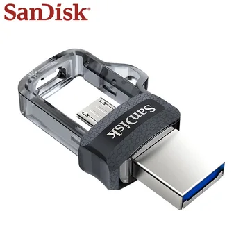 SanDisk USB 3.0, Micro USB, Dual OTG USB Flash Disk 256 GB 128 GB 32 GB flash disk memoria usb stick флешка usb 3 0 micro usb flash
