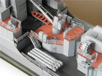1:200Admiral Levchenko Antisubmarine Lodě DIY 3D Papírové Karty Model Stavební Set Stavební Hračky Vzdělávací Hračka Vojenské Model