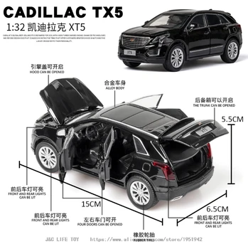 1:32 Auto CADILLAC TX5 Kovové Slitiny Auto Hračka Diecasts & Toy Vehicles Model Auta High Simulační Model Auta Hračky Pro Děti