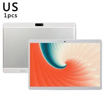 10.1 Palcový Hd Herní Počítač Tablet Pc Android 8.0 Tien-Core, Gps, Wifi, Duální Kamery, Tablet Pad Ondersteuning Dual sim-kaart