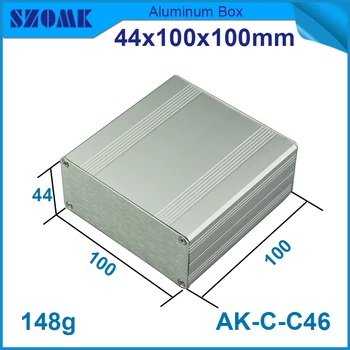10 kusů szomk hliníkové venkovní tv box 44(H)x100(W)x100(L) mm laserový rytec hliníkové vlastní skříně