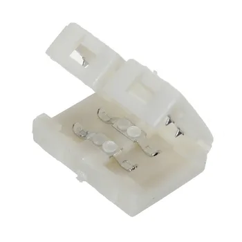1000 ks / pack 1K 2-Pin LED Vodiče 8mm 10mm Volitelné PCB Připojení 2póly led konektor Pro 3528 5050 Připálit Barva LED Pás