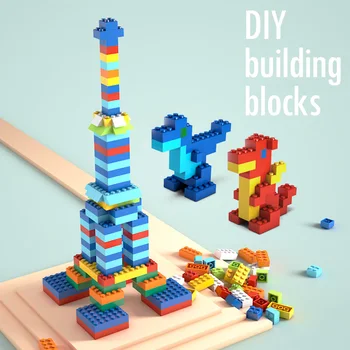 1000ks DIY stavební bloky, silné postavy model cihly cihly bloky hračky set pro děti