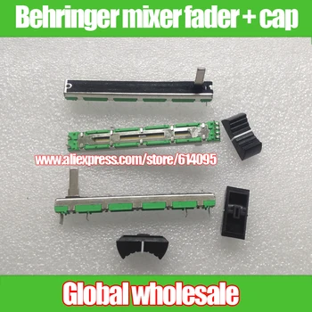 10ks 2-kanálový dvojitý B10K Původní Behringer mixer fader 7,5 CM 7,5 CM 75MM B10KX2 Potenciometr B103 6pin Posuňte Potenciometr