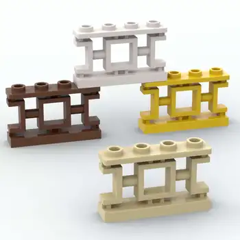 10ks Stavební Blok 1x4x2 Dekorativní Asijské mříž s 4 knoflíky moc cihel Kreativní Děti Vzdělávací Hračky 32932