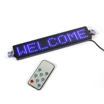 12V Auto LED Programovatelné Znamení Pohybu Rolování Zobrazení Zprávy Představenstva Obrazovce