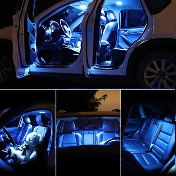 16X Bílá Canbus led Auto osvětlení interiéru Balíček Kit Pro Audi Q5 8R 8RB 2008-2019 LED Auto Dome Mapa Vnitřní osvětlení Kit