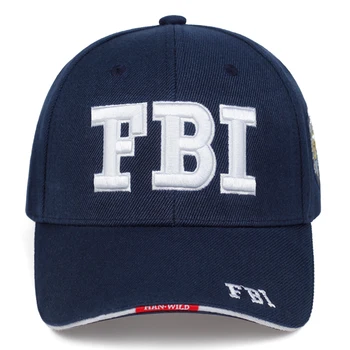 2019 Nový FBI vyšívané baseball cap muži ženy hip hop móda bavlna táta čepice venkovní sluneční clony klobouk nastavitelný sportovní čepice