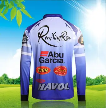2019 Rybářské Oblečení pro Muže Letní Prodyšný Suchý Sun UV Ochrana Sportovní oblečení, Muž Venkovní Rybaření Košile