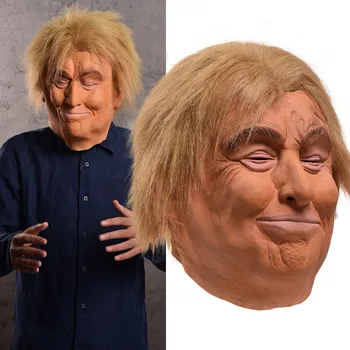 2020 Donald Trump Halloween Maska Rave Očistit Cosplay Latexové masky Realistické masky USA Prezidenta, Aby USA Opět Skvělé