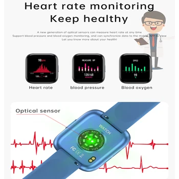 2020 Inteligentní hodinky touch volání Bluetooth inteligentní náramek monitor srdeční frekvence, krevní tlak, sport, hudba módní hodinky amazfit dárek