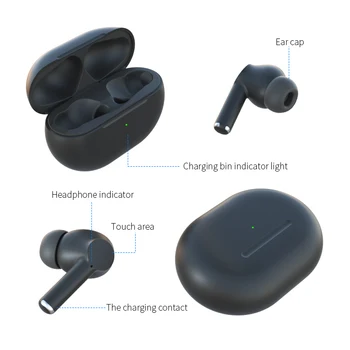 2020 Nejnovější A1 TWS Originální Blutooth Bezdrátová Sluchátka Super Bass Sluchátka Headset Sportovní Sluchátka S Nabíjecí Box Mikrofon