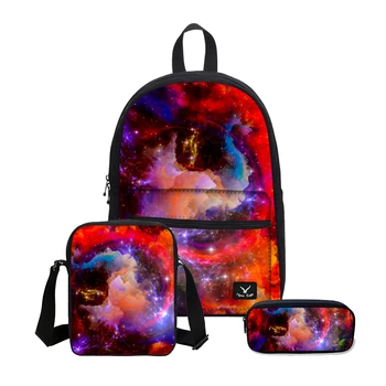 2020 Nové Horké Galaxy Školní Taška Set Pro Dospívající Dívky Školní Batoh Roztomilý Student, Děti, Aktovka Cool Primární Děti Bookbags