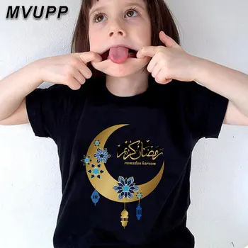 2020 nový produkt Ramadánu rodiny, sladění oblečení, matku a dítě dívky clthes módní trička krátké rukávy košile maminka, dcera