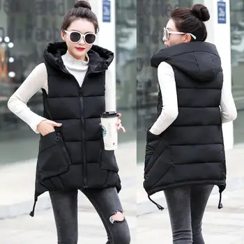 2020 Podzim A Zima Ženy Tlusté Vesta Nový Student Bavlněné Kabáty Plus Velikosti 5XL Lady Teplé Oblečení