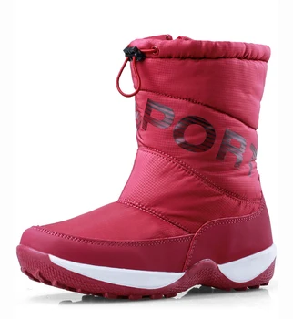 2020 ženy zimní boty non-slip nepromokavé kozačky ženy, tlusté plyšové kotníkové boty pro -40 stupňů