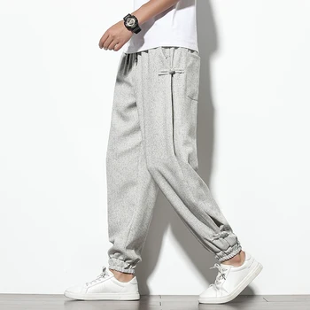 2021 Mužů Plus Velikosti 5XL Letní korejský Styl Ležérní Kalhoty Pánské Módní Kalhoty Mužské Oversize Harem Kalhoty Streetwear Oblečení