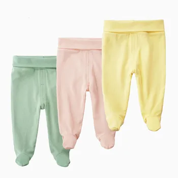 2021 Novorozence Kalhoty Baby boy Oblečení Podzim Unisex Solid Loose Casual Bavlna Broadcloth Kojenecké-oblečení Dětské Legíny