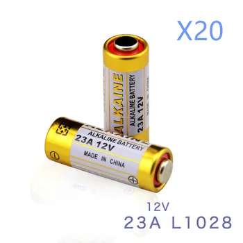 20ks/Hodně Malé Baterie 23A 12V 21/23 A23 E23A MN21 MS21 V23GA L1028 Alkalické Suché Baterie