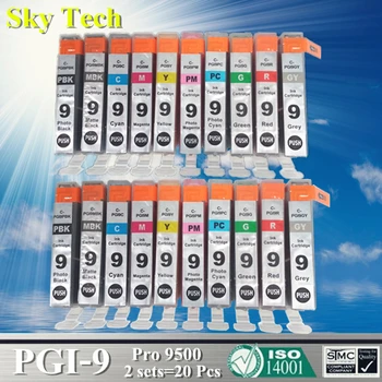 20X Kompatibilní Inkoustové Kazety Pro PGI9 , PGI-9 Pro Canon Pixma Pro 9500 tiskárny .