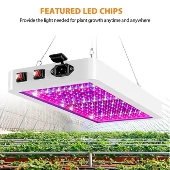 24w LED Pěstování Rostlin, Lampy, Full Spectrum Hydroponické Vnitřní Veg Květ Rostlin Lampa Panel Pro Skleníky Růst Stan Box