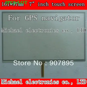 2ks 161X97mm 7inch 4 Wire Resistive touch screen panel /Digitizer GPS navigátor MP4, tablet pc MID poznamenat velikost a barvu