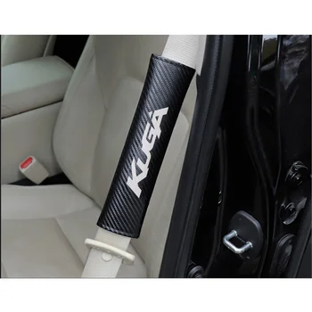 2ks PU Módní Auto bezpečnostní Pás Kryt Auto bezpečnostní pás ramenní Podložky pro Ford Kuga