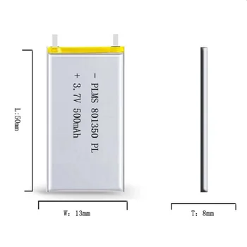3.7 V 801350 081350 500mah s radě pro ochranu používá pro bluetooth MP3 MP4 lithium baterie