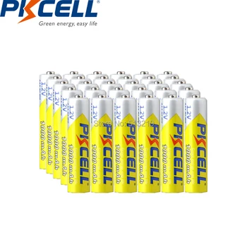 30KS PKCELL AAA baterie 1.2 v 1000mah nimh dobíjecí baterie 3A 1000 doby cyklu batteria baterie pro hračky, svítilny