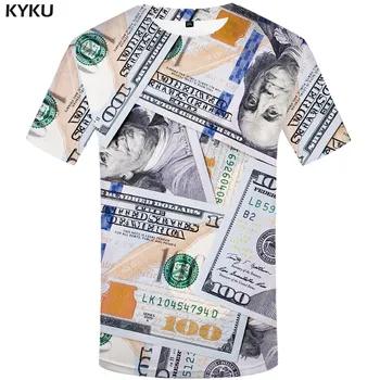 3d Tričko Dollar T-shirt Muži, Peníze, Tričko Tisk Barevný Tričko Tištěné Umění Trička Ležérní Harajuku Anime Šaty Krátký Rukáv