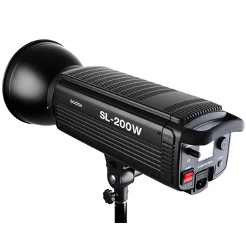 3x Godox Nepřetržitého Osvětlení SL-200W CRI93+ 16 Kanálů 5600 200W LED Video Světlo Kit +120cm Octa Softbox +2,8 m Stojan +Výložník Paže