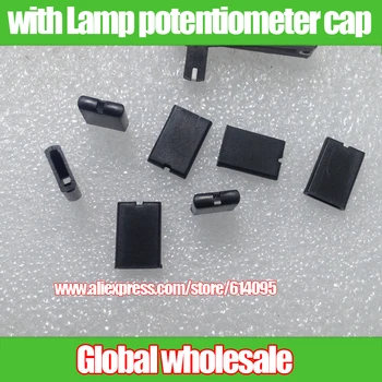 40pcs Přímo slider clipper cap / světlo s potenciometrem fader cap / plastová rukojeť fader knob cap black gray