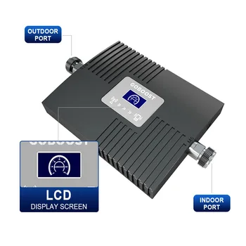 4G Signal booster LCD Displej, FDD LTE AWS 1700 2100 mhz 4 65dB Získat Mobilní telefon Signál Zesilovač AWS 1700MHz Opakovač
