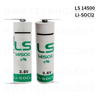 4KS/lot Nový pro LS14500 AA ER14505M 3.6 v 2600mah lithium baterie, s pájecími piny zařízení a nástroje, baterie