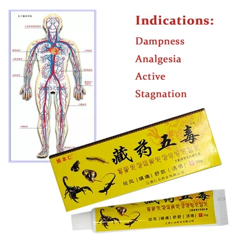 5-10ks Čínské Medicíny Úlevu od Bolesti Mast Originální Bylinný Krém Revmatoidní Artritida Kloubů, Svalů Rub Lékařské Omítky