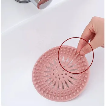 5 ks Filtru Silikonový Kryt Vlasy Zátkou Koupelna Sprcha Pokrývá Podlahu Mozků Vlasy Catcher Zátkou Kreativní Koupelna Příslušenství