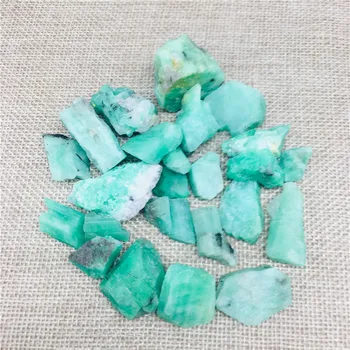 5g Přírodní hrubý spustit emerald a minerální reiki léčit crystal originální klenot exemplář výrobu šperků
