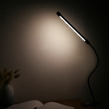 5V USB Flexibilní Led Stolní Lampa Clip-on Stmívatelné Stolní Lampa 18 Led Knihy, Lampa na Čtení noční Noční Světlo