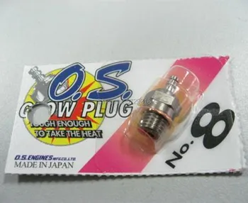 6 Ks/lot Originální OS8 NE.8 O. S. OS8# střední plug N Žhavicí Svíčky Pro Nitro Motor Doprava Zdarma