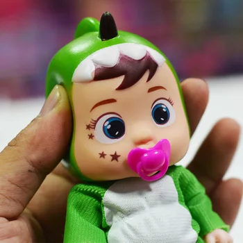 6 Palců 3d Plačící Panenku Trhání Plačící Dítě Hračky Simulace Magic Finger Baby Doll Narozeniny Překvapení Dárky Pro Děti 6ks/set