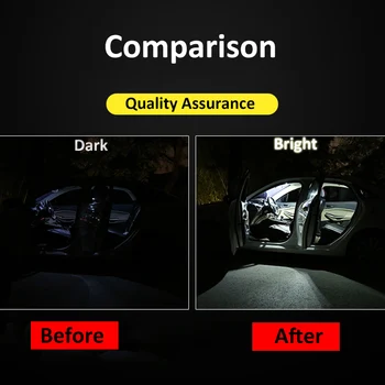 8ks Bílé Auto Interiér LED Žárovky Balíček Kit 2016 2017 2018 2019 Mazda 3 Mapa Dome osvětlení Zavazadlového prostoru Iceblue