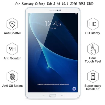 9H Premium Tvrzené Sklo Pro SM-T580 Screen Protector pro Samsung Galaxy Tab A6 10.1 2016 T585 T580 Ochranné Sklo Film