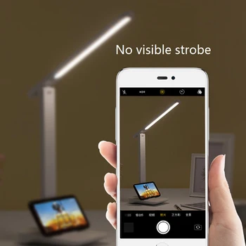 9W Dotykový Senzor, LED Stolní Lampa Touch Controll Jas Nastavitelný USB Dobíjecí Čtení Oko-Ochrana Led Stolní Lampa Dropship