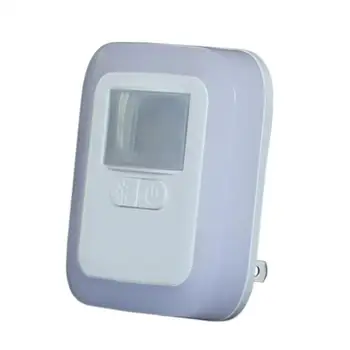 AC Smart LED Noční Světlo, Zvuk, Světlo, Ovládání Dvojitý Senzor Stmívatelné pro Vnitřní Domácí Ložnice Spaní, Schodiště, Šatna Wc WC Lampa