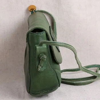 AETOO High-grade nové originální ručně vyráběné kožené kabelky mini bag kožené art jednoduché rameno