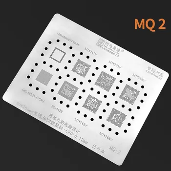 Amaoe MQ 2 BGA Reballing Šablony pro Qualcomm, MTK Cpu MT6779V/6768/6765/SDM439/MSM8909W/CPU