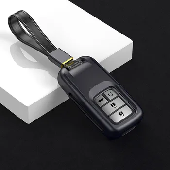 Auto Klíčenka z Hliníkové Slitiny auto dálkové klíč kryt případě držitele chránit kryty pro Honda 2016 2017 CRV Pilot Accord Civic